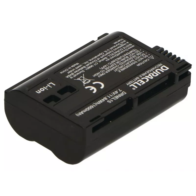 Bateria de câmara Duracell – substitui a bateria Nikon EN-EL15
