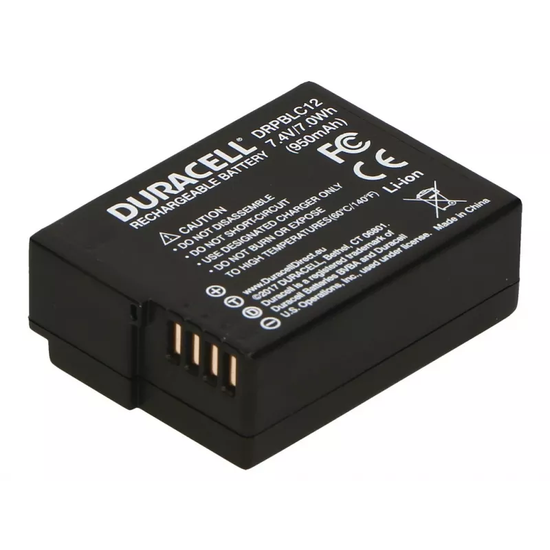 Bateria de câmara Duracell DRPBLC12 substitui Panasonic DMW-BLC12