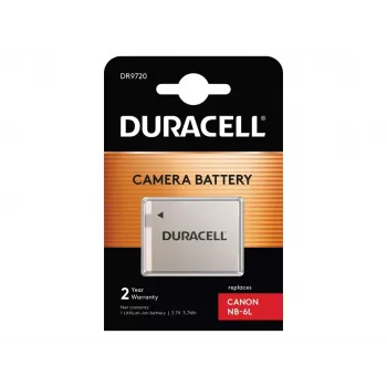 Bateria de câmara Duracell - substitui a bateria Canon NB-6L