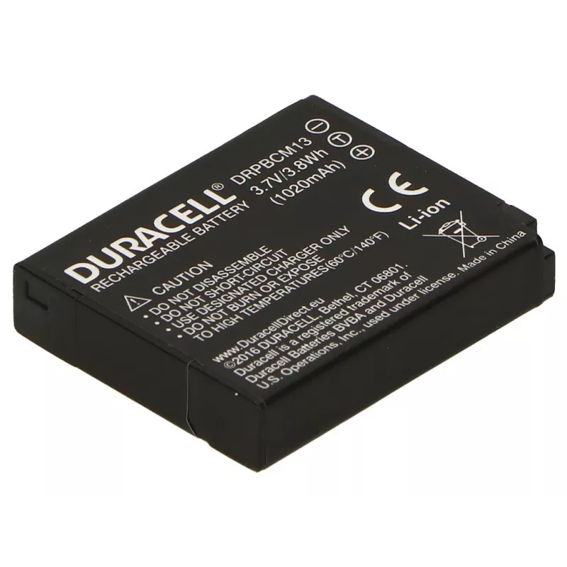 Bateria de câmara Duracell – substitui a bateria Panasonic DMW-BCM13