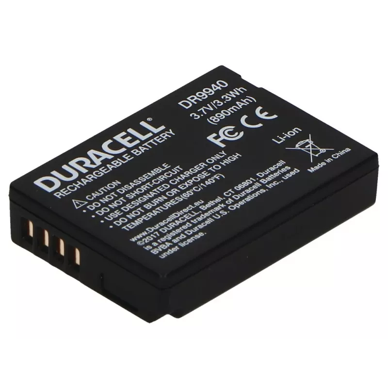 Bateria de câmara Duracell – substitui a bateria Panasonic DMW-BCG10