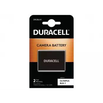 Bateria de câmara Duracell - substitui bateria Olympus BLN-1, Olympus, 1140 mAh, 7,4 V, iões de lítio (Li-Ion)