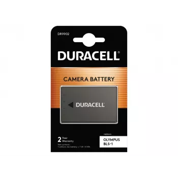Pilha de câmara Duracell – substitui bateria Olympus BLS-1