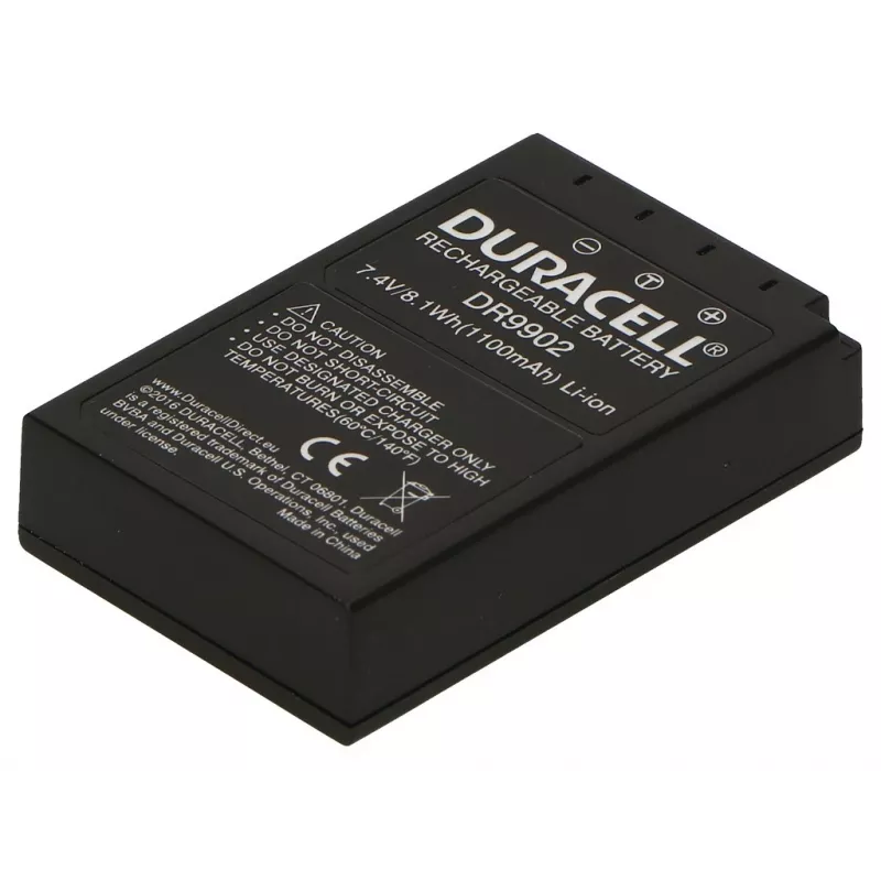Pilha de câmara Duracell – substitui bateria Olympus BLS-1