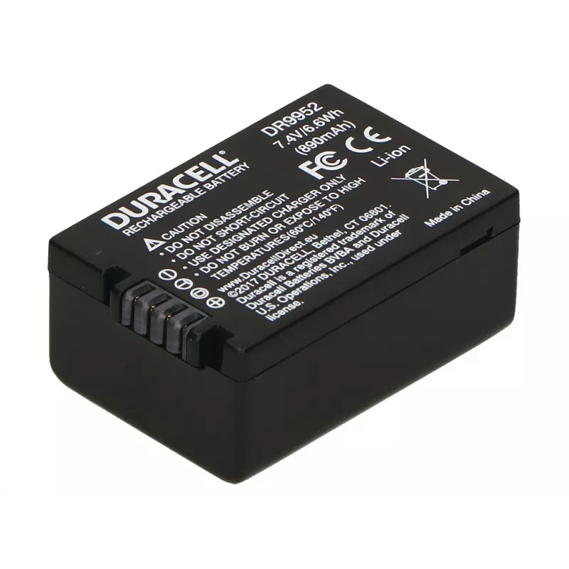 Bateria de câmara Duracell – substitui bateria Panasonic DMW-BMB9E