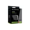 Carregador Conceptronic 3 portas 67W GaN USB PD com cabo de carregamento USB-C, USB-C x 2, USB-A x 1, QC 3.0, PPS