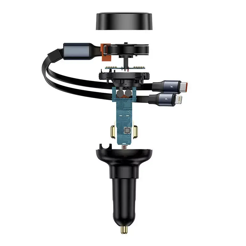 Carregador de automóvel Baseus Enjoyment Pro 60W cabo USB