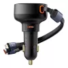 Carregador de automóvel Baseus Enjoyment Pro 60W cabo USB