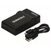 Carregador de bateria Duracell câmara digital DRO5941