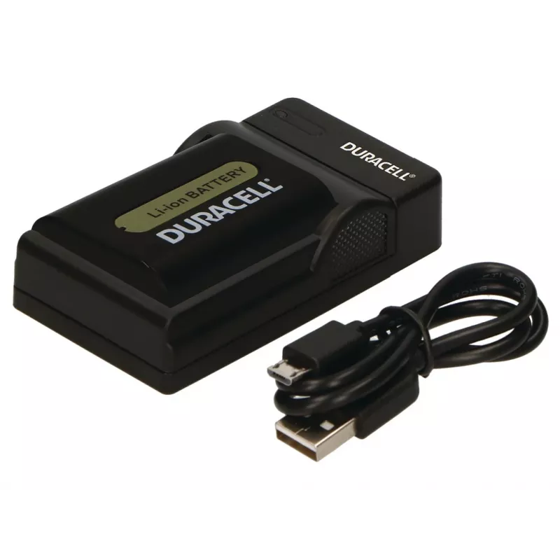 Carregador de bateria de câmara digital Duracell, USB, carregador de bateria Indoor, Sony NP-FP50, 70, 90, 51, 71, 91, preto, 5 V, 5 V