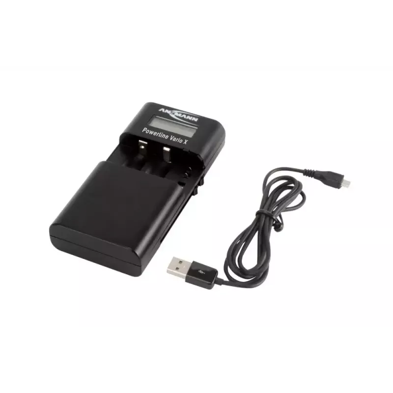 Carregador de bateria Ansmann Powerline Vario X USB