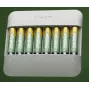 Carregador de pilhas Varta Eco Charger Multi — USB, NiMH AA/AAA, carrega até 8 pilhas (2100 mAh, 1 h), cinzento