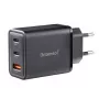 Fonte de alimentação Intenso W65ACC conectores USB-A e USB-C preto