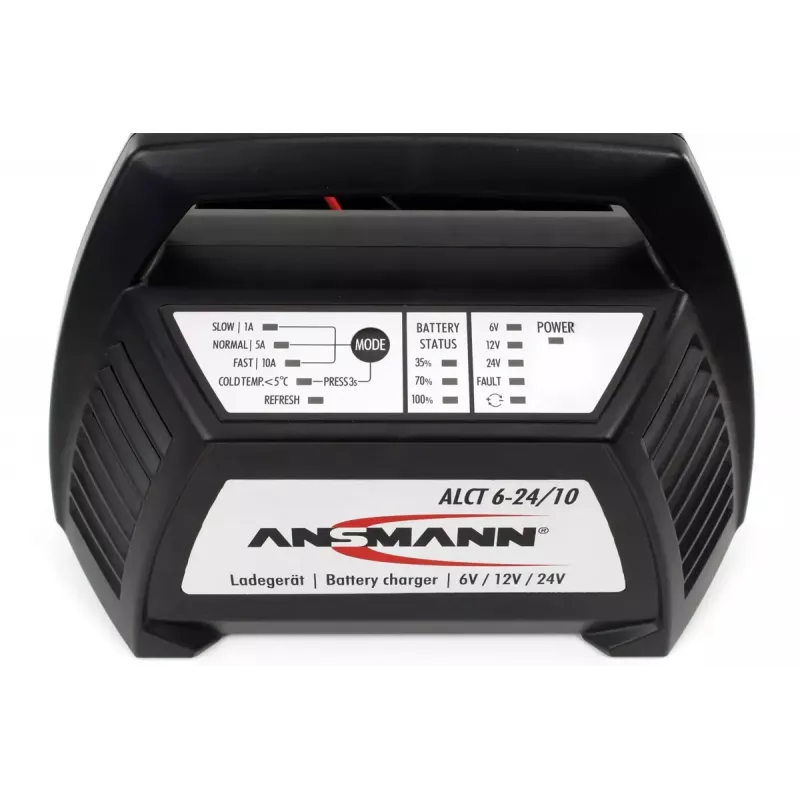 Carregador Ansmann ALCT6-24/10 6/12/24 V preto