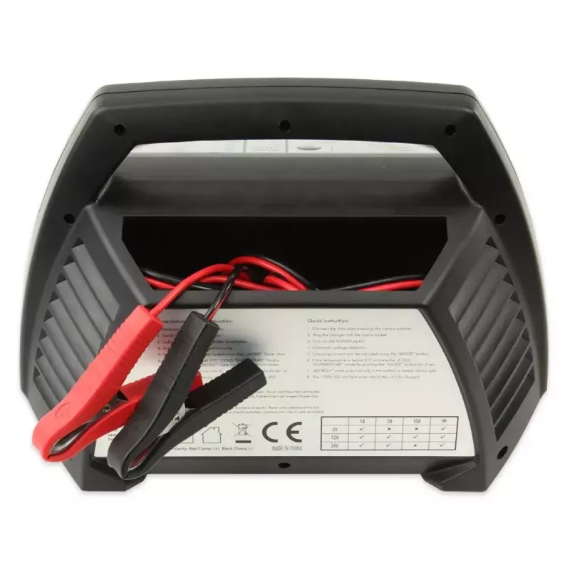 Carregador Ansmann ALCT6-24/10 6/12/24 V preto