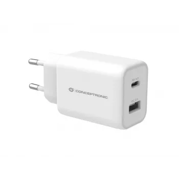 Carregador Conceptronic ALTHEA 2 portas 33W USB PD PPS, QC 3.0