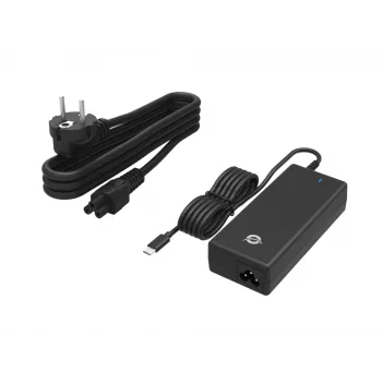 Carregador de secretária USB-PD GaN Conceptronic OZUL03BE 100W, universal, interior, 100–240 V, 50–60 Hz, 100 W, 5–20 V