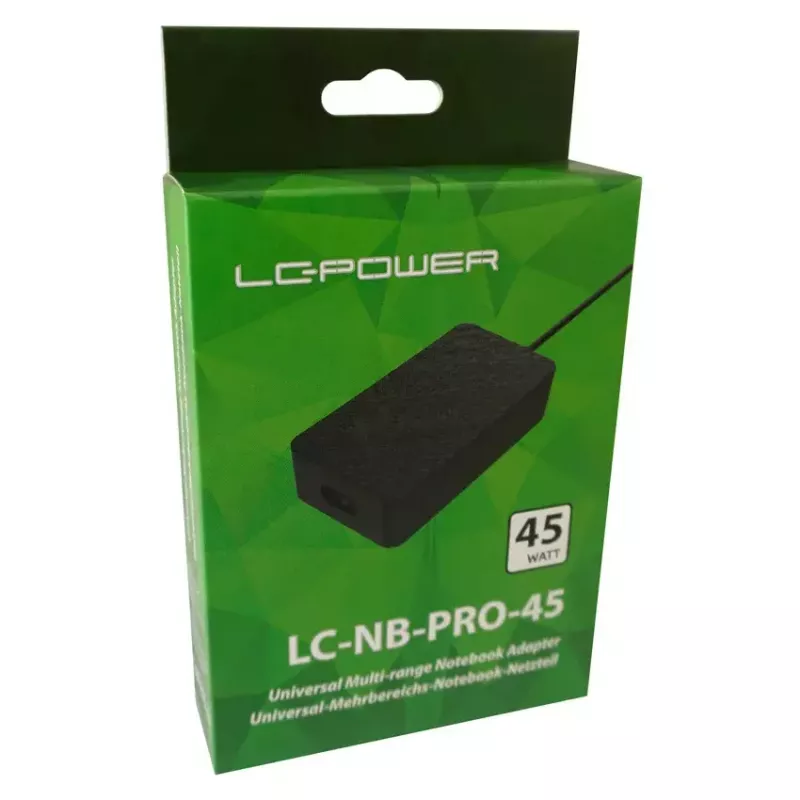 Fonte de alimentação adaptador LC-Power LC-NB-PRO-45