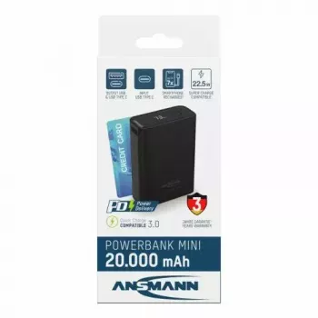 Bateria portátil Ansmann PB222PD 20000 mAh
