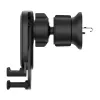 Suporte de carregamento sem fios para automóvel Baseus Pro 15W SUWX030001 preto – suporte para telemóvel de automóvel com carregamento sem fios 15W