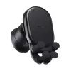 Suporte de carregamento sem fios para automóvel Baseus Pro 15W SUWX030001 preto – suporte para telemóvel de automóvel com carregamento sem fios 15W