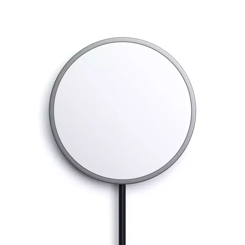 Carregador para telemóvel Satechi ST-UCQIMCM USB carregamento sem fios cinzento branco