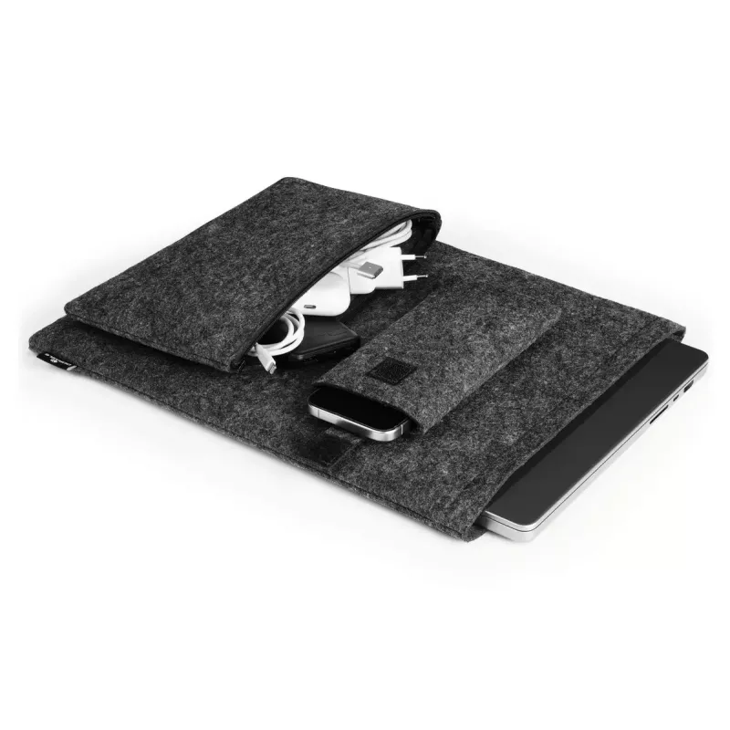 Capa Durable Effect 41,7 cm 16,4 polegadas antracite 2 bolsos frontais