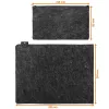 Capa Durable Effect 33 cm 13 polegadas antracite 1 bolso frontal cor única