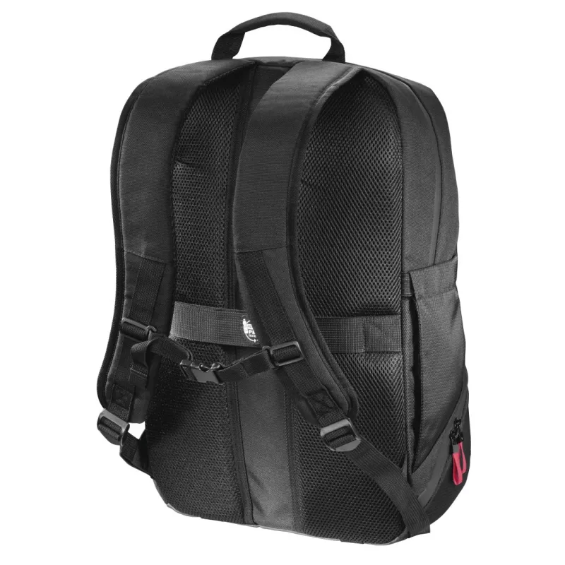 Mochila Hama Matera preta, correia de ombro para todas as marcas