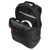 Mochila Hama Matera preta, correia de ombro para todas as marcas