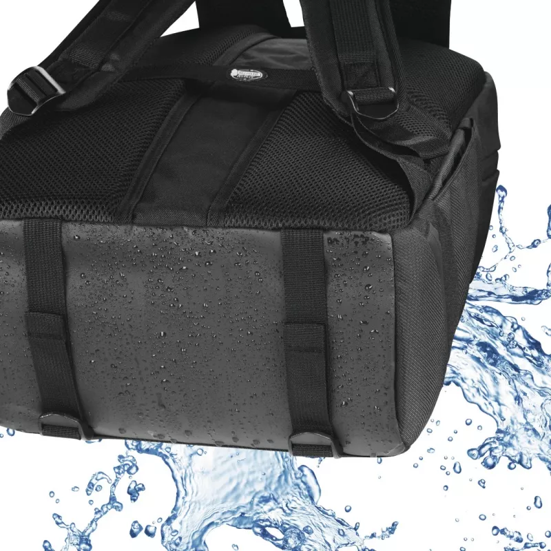 Mochila Hama Matera preta, correia de ombro para todas as marcas