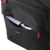 Mochila Hama Matera preta, correia de ombro compatível com qualquer marca