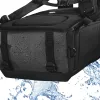 Mochila Hama Matera preta, correia de ombro compatível com qualquer marca
