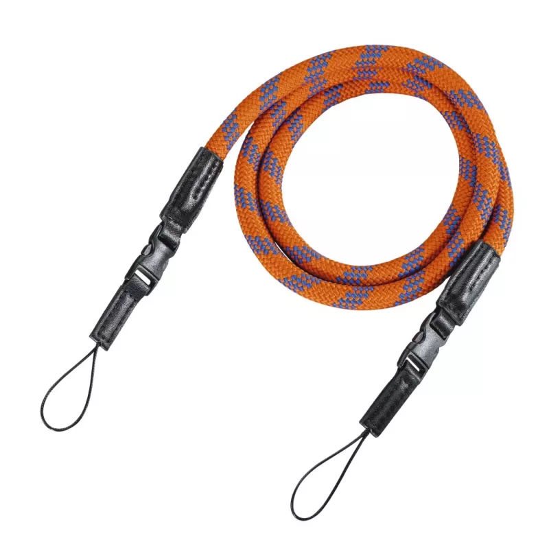 Correia Hama Braid 120 para câmara digital em nylon azul e laranja