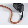 Correia Hama Braid 120 para câmara digital em nylon azul e laranja