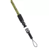 Correia Hama Braid 120 para câmara digital em nylon preta e amarela