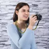 Correia Hama Braid 120 para câmara digital em nylon preta e amarela