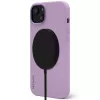 Capa traseira Decoded iPhone 14 Plus lavanda 17 cm antimicrobiana