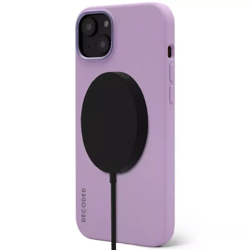 Capa traseira Decoded iPhone 14 Plus lavanda 17 cm antimicrobiana