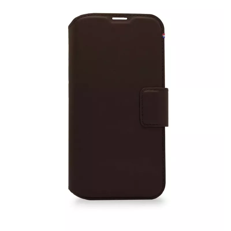 Capa-carteira Decoded iPhone 14 Plus castanha 6,7