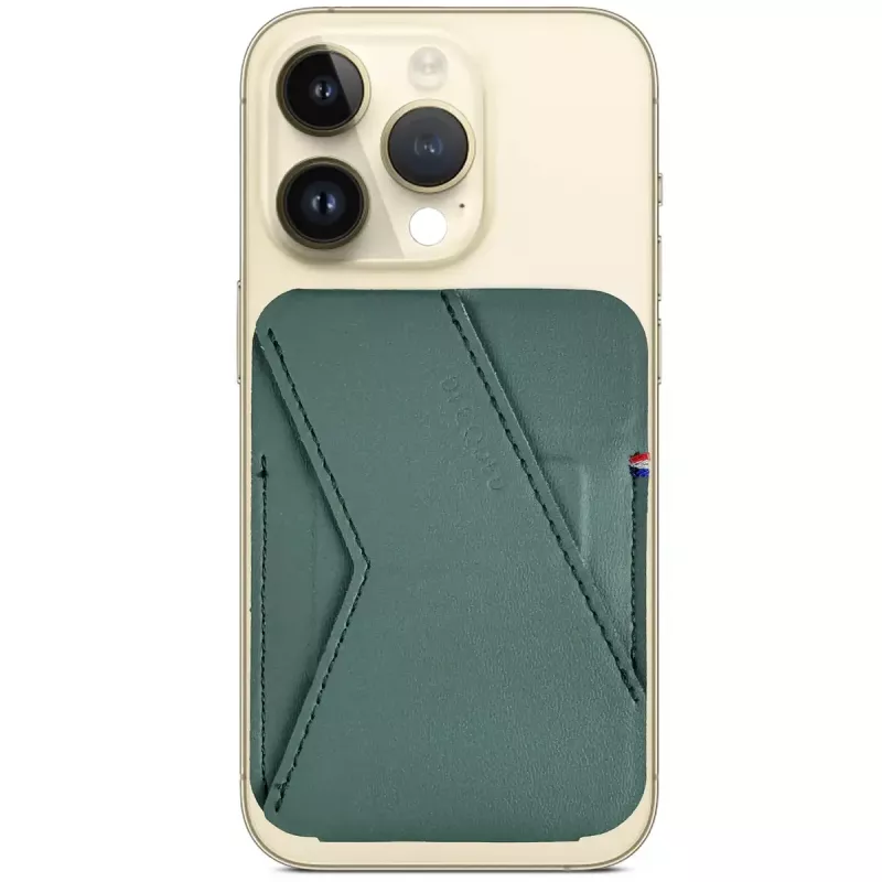 Carteira Decoded D24MSCS1SF verde em silicone