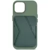 Carteira Decoded D24MSCS1SF verde em silicone