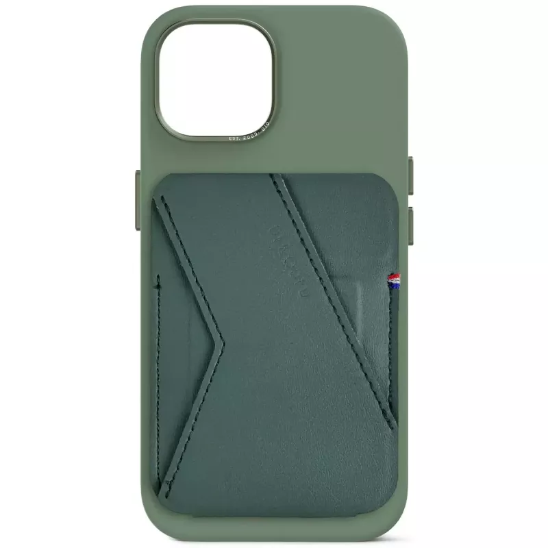Carteira Decoded D24MSCS1SF verde em silicone