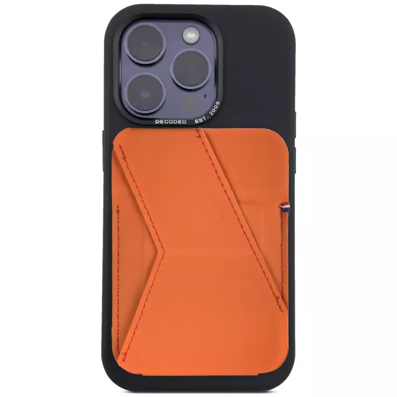 Carteira Decoded D24MSCS1AH laranja em silicone