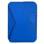 Carteira com suporte para cartões Decoded D24MSCS1GB azul em silicone