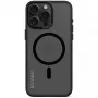 Capa Decoded iPhone 15 Pro Max 17 cm preta e transparente