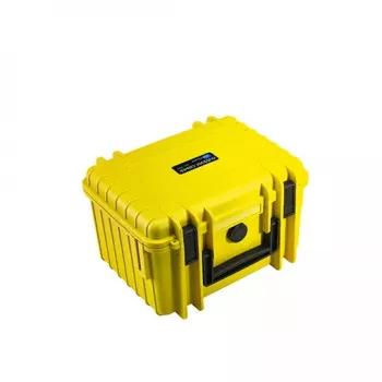 B&W Cases Type 2000 amarela polipropileno 9 bolsas 270x215x165 mm