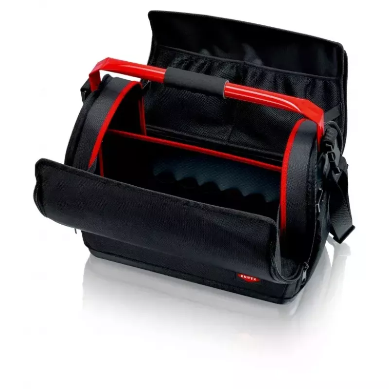 Bolsa para ferramentas Knipex 00 21 08 LE preta vermelha poliéster