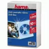 Caixa Jewel Case para DVD Hama, fina 10, transparente 10 discos