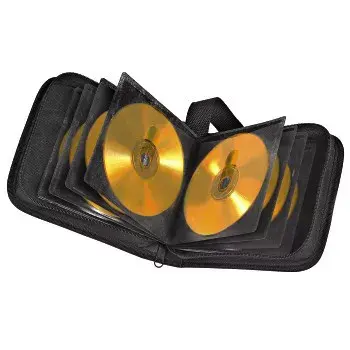 Bolsa de armazenamento para CD Hama 11615 32 discos preto
